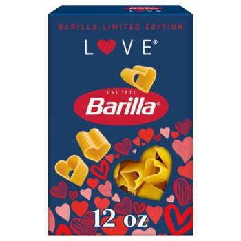 Barilla Limited Edition Love Pasta, a non-GMO heart-shaped pasta made from hard wheat coarsely flour(3 boxes)