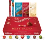 Lindt Chocolates Gift Box – 926g (40-Piece Set) – Assorted Chocolate Bars & Truffles, Lindor Chocolate Hamper, Ideal Gift Box for Friends and Family, Boyfriends or Girlfriends