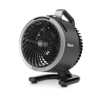 Shark FlexBreeze HydroGo | Powerful Portable Fan with Misting, Indoor & Outdoor Cooling, Quiet & Durable, Corded & Cordless, Compact & Lightweight, Up to 20m Airflow | FA050UK